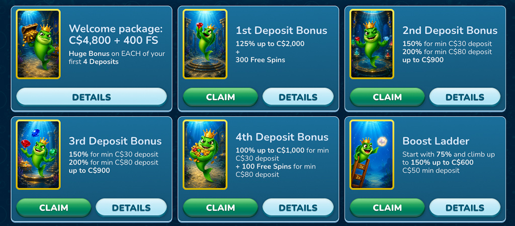Welcome Bonus, Promotions and VIP Rewards