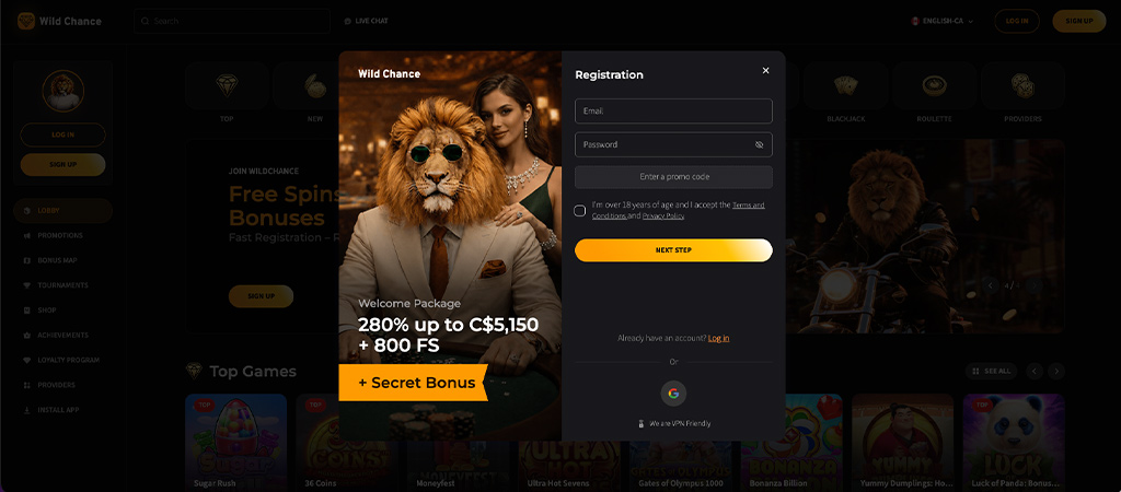 Casino Access Across Screens, registration