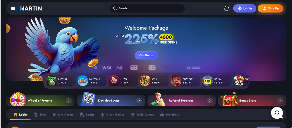 Martin Casino, online casinos Canada