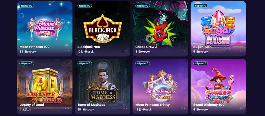 StealthBet Casino, Varied Selection of Games, slot