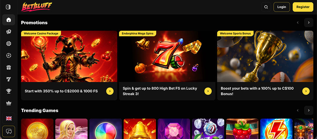 Betbluff, Welcome bonus, Promotions And VIP-program 