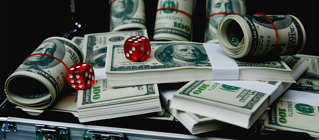 money, dice, High Roller Casinos Canada, big win