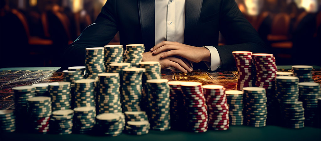 Online Casino Games, poker chips, dealer, live casino Canada