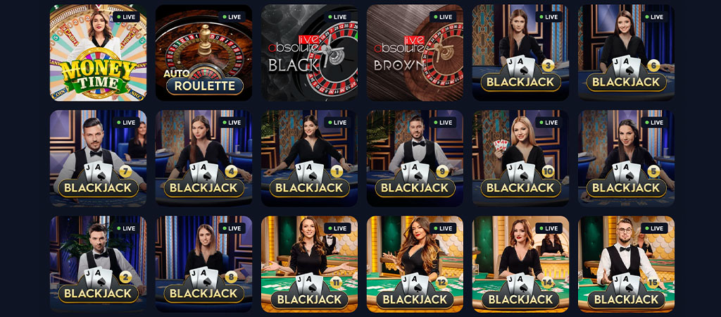 Live Casino Games, online casino Canada, blackjack, roulette