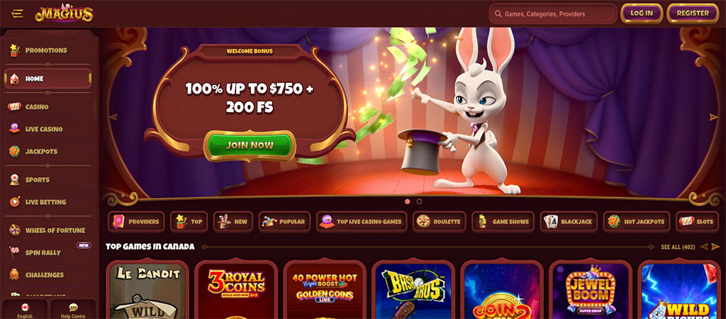 Magius Casino, a Magical Place with Mystical Bonuses