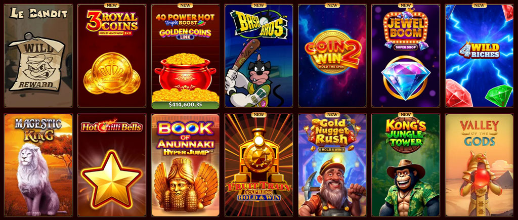 Casino Games and Providers at Casoola Casino