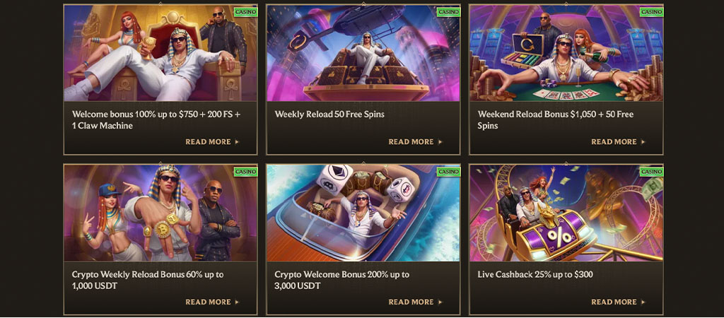 Realz Casino Bonuses, Promotions & VIP Program