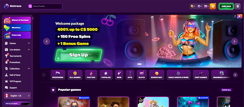 Casino bonuses Canada, online casino
