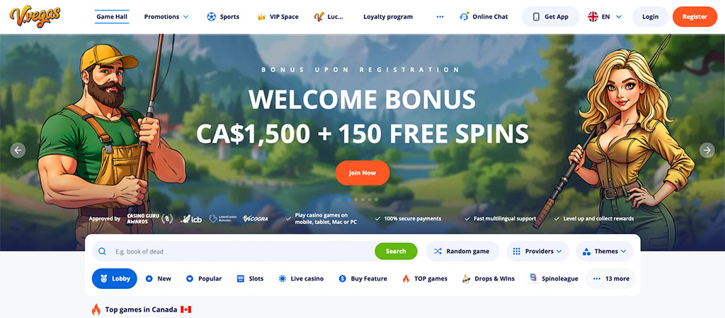 V.Vegas Casino, online casino, welcome bonus
